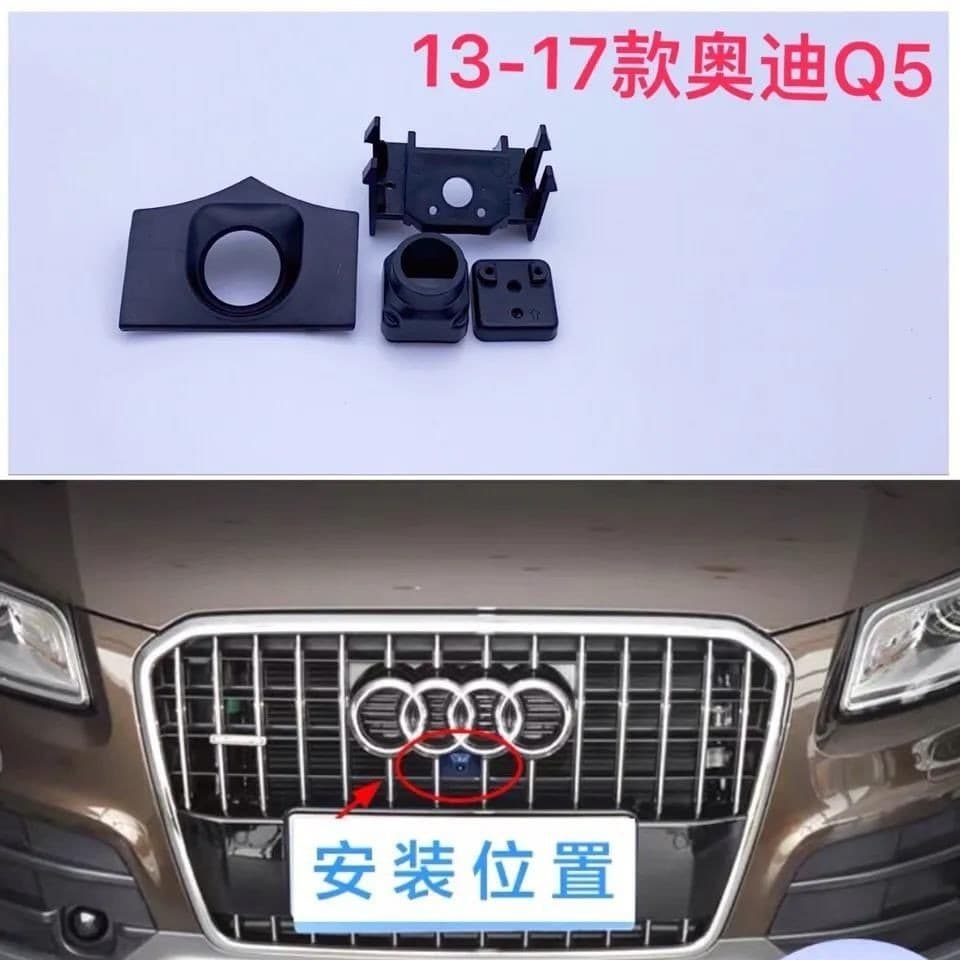 13-17 Modelos Audi Q5 Q5L Vista Frontal da Câmera Concha da Câmera Panorâmica Modificada 360 Base Fixa
