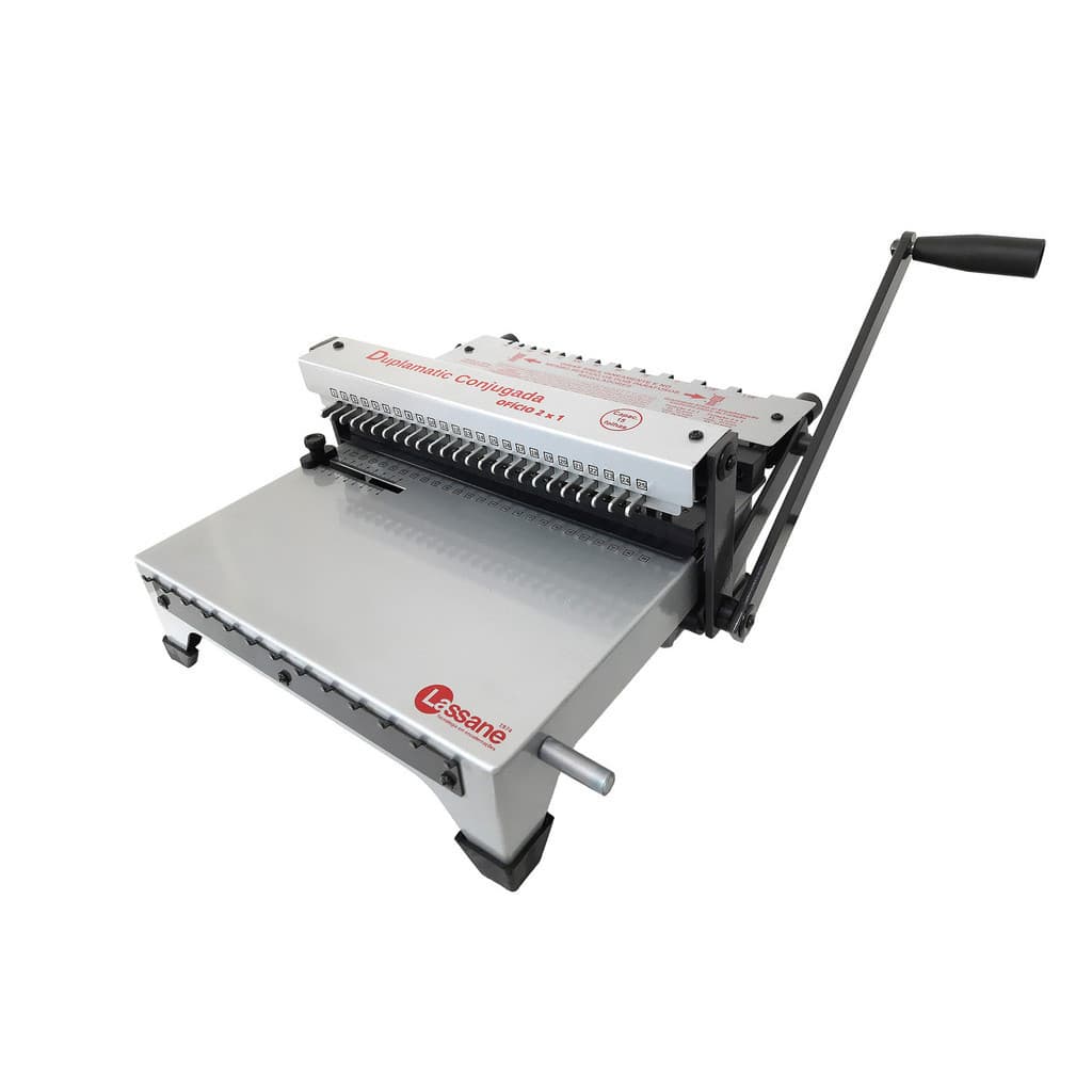Encadernadora Wire-o Conjugada Duplamatic Passo 2x1 Lassane
