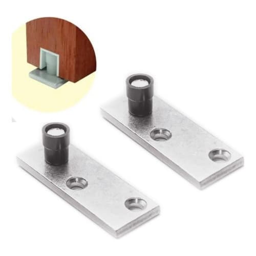 2 Pino Guia Para Porta De Correr Madeira Rolete 9mm 12mm 2 Pçs
