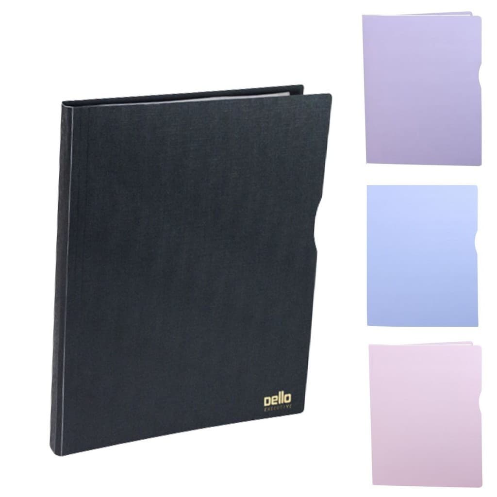 Pasta Catálogo Com 30 Envelopes Finos 240x330mm Todas As Cores - DELLO