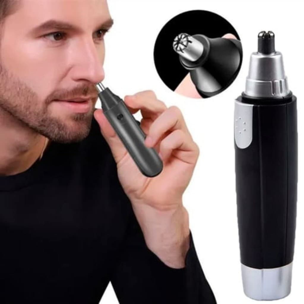 Aparador De Pelos Faciais - Platina Preto E Prata