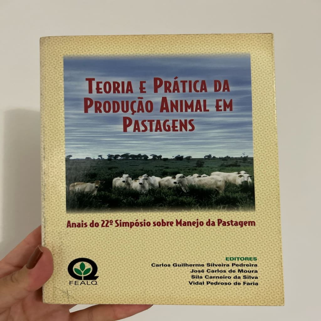 Teoria e prática da produção animal em pastagens autor Carlos Guilherme Silveira Pedreira e outros (1)
