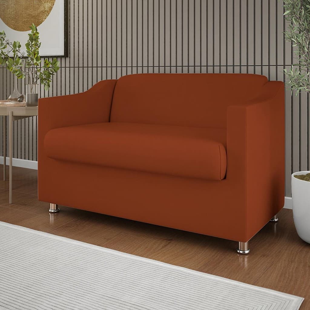 Namoradeira Elegante Sala, Quarto Suede – Balaqui Decor