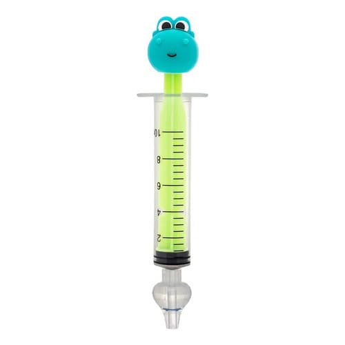 Lavador Nasal Seringa Silicone Dino Catarro Sinusite Buba Cor Verde