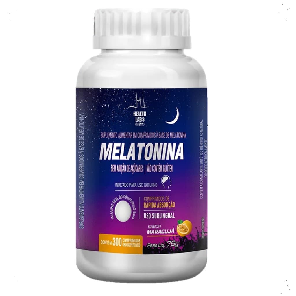Melatonina Sublingual 300 Comprimidos - Health Labs