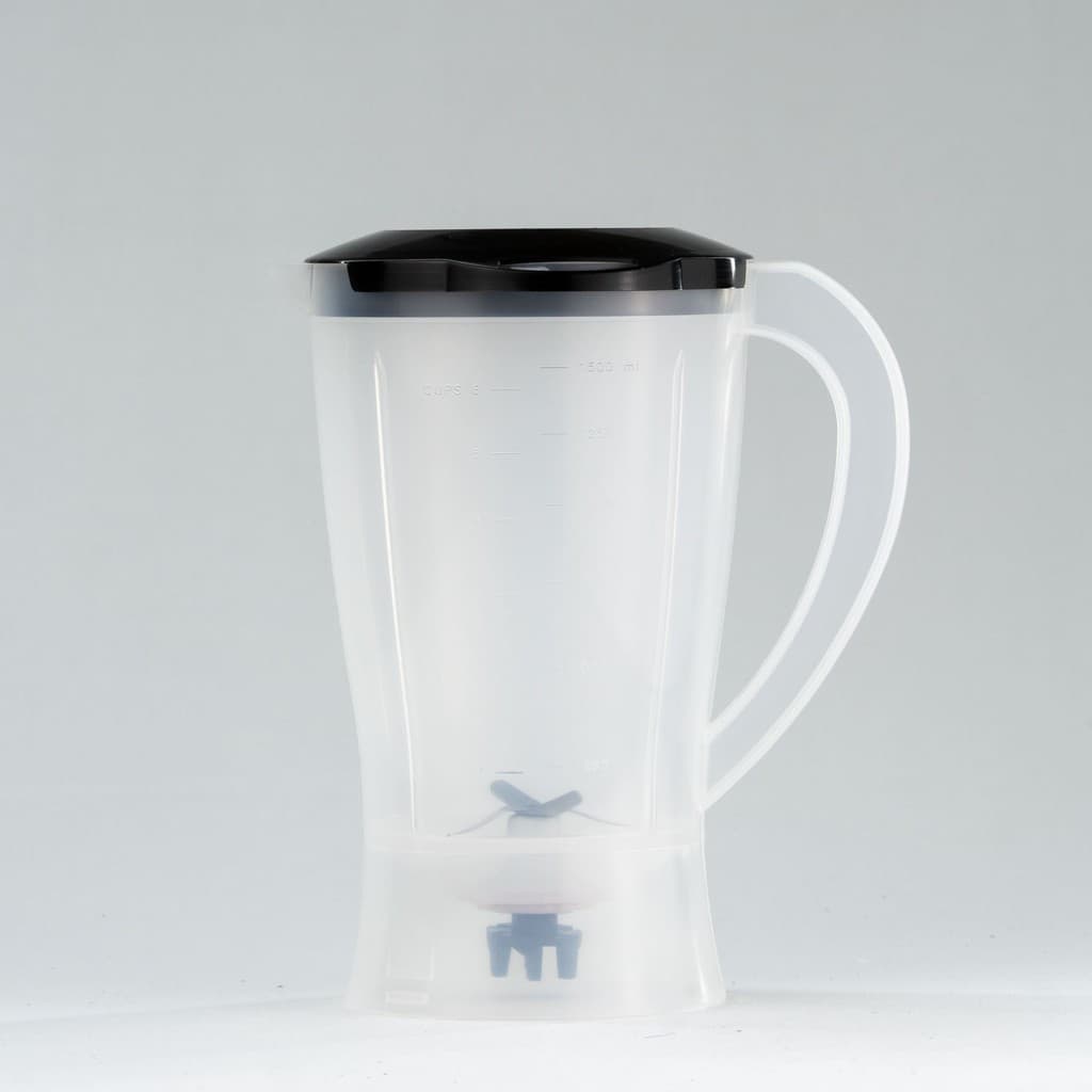 Copo compatível para Mondial Easy Power l 550 w ( Tampa Preta)  Translucido