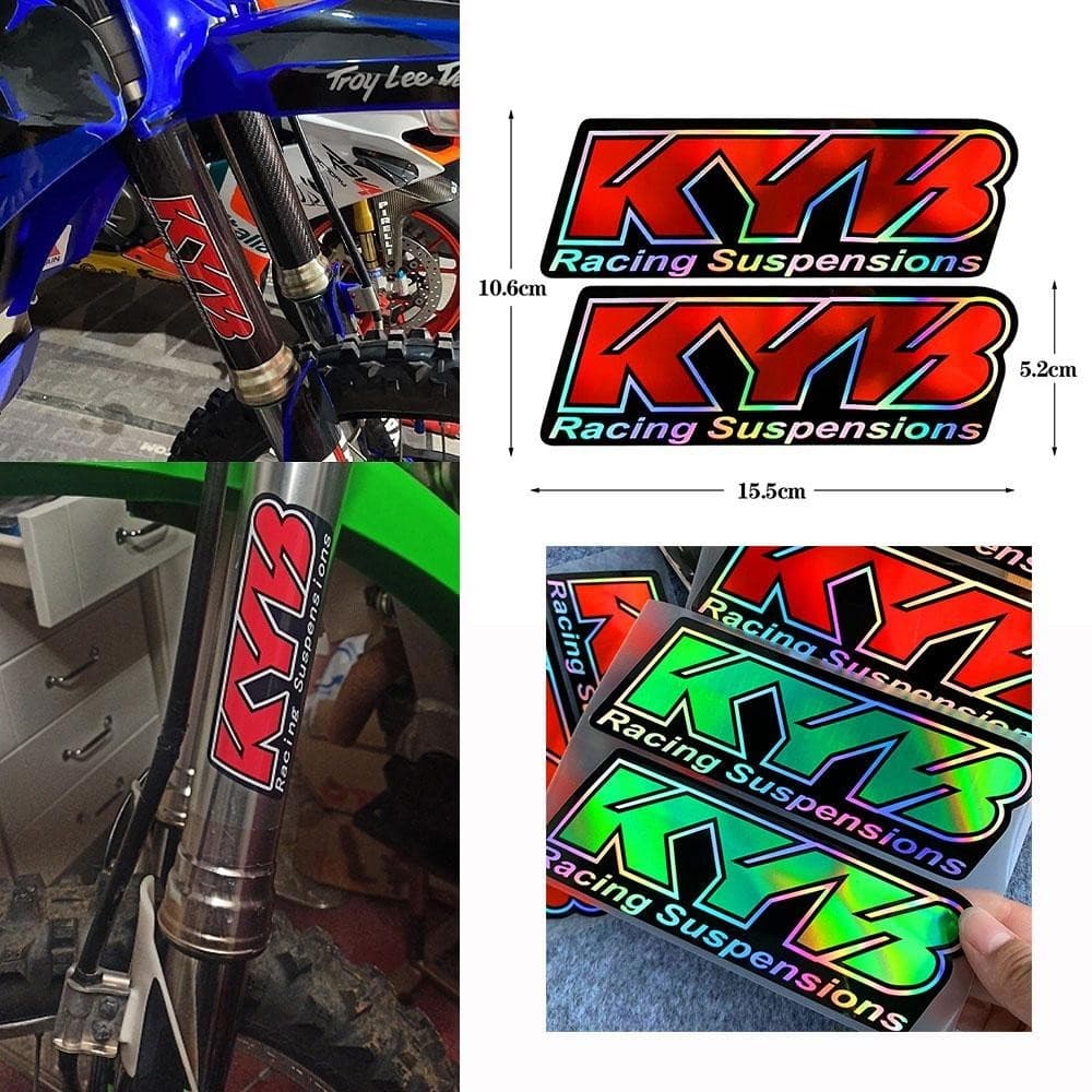 KYB Amortecedor laser Adesivo Modificação Da Motocicleta universal Decoração Corpo Suspensão