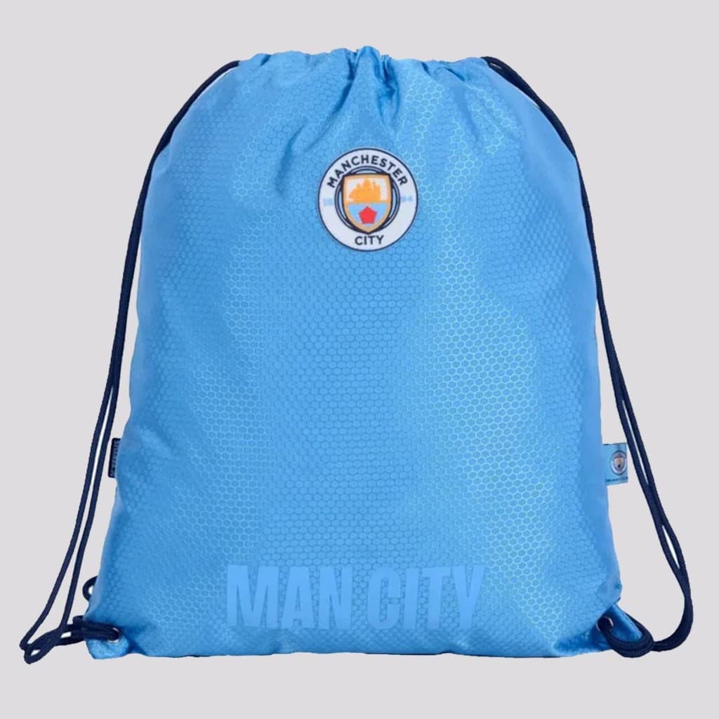 Mochila Saco Manchester City Esportiva Azul