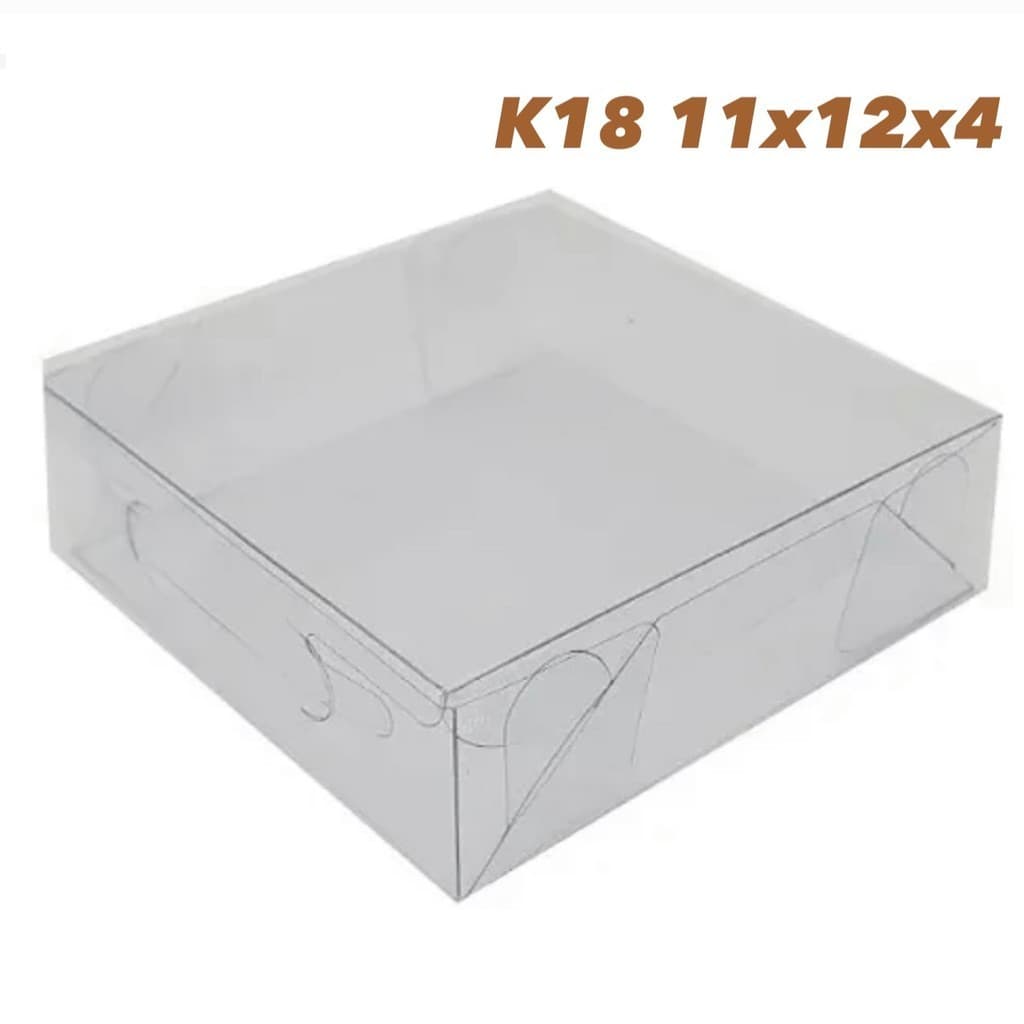 10~50 CAIXAS 11X12X3 SLICE CAKE TRANSPARENTE EM ACETATO K18 ASSK