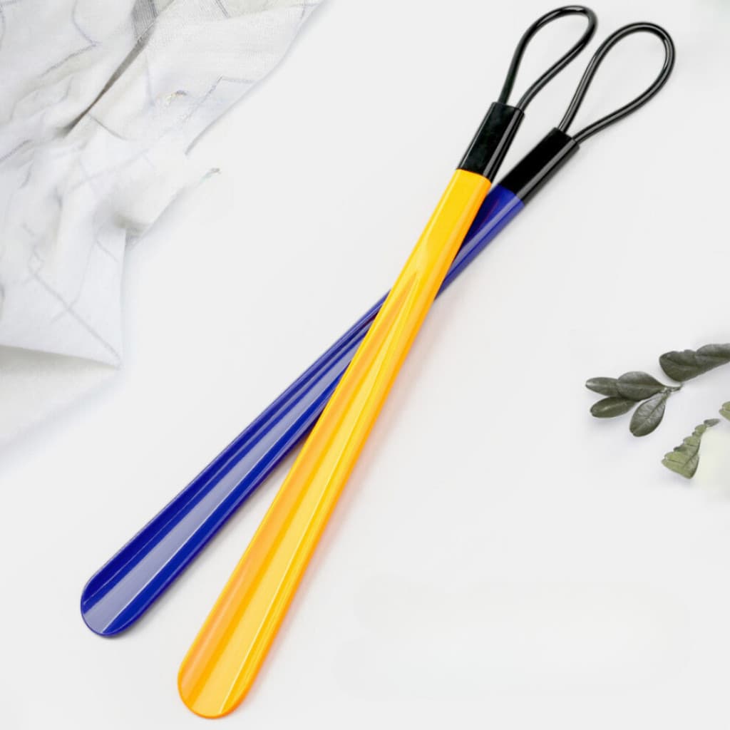 Calçadeira Plástica Grande 45 cm - Suporte para Calçar Sapatos e Tênis