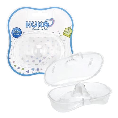 Protetor De Seios Kuka Silicone Para Amamentação