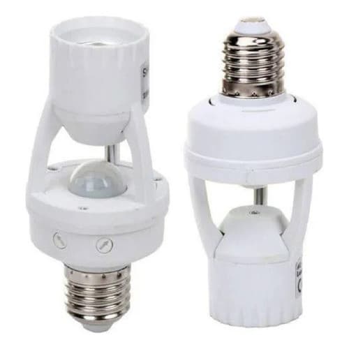 Soquete Sensor De Presença Lâmpada Bocal Movimento Economia