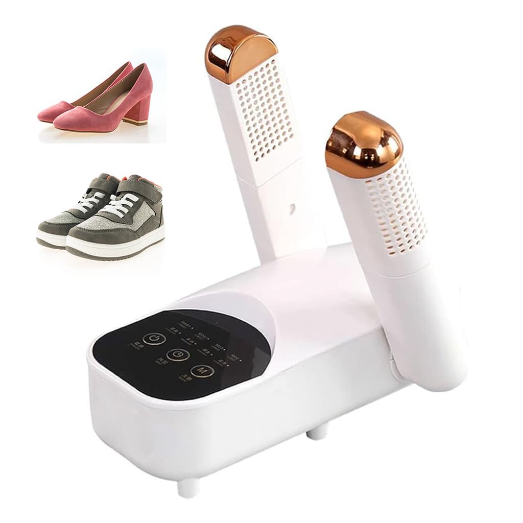 Secador de Tenis Sapato Eletrico Bota Meia Calçado Temporizador Multitemperatura  Previne Odor Limpeza Higienico