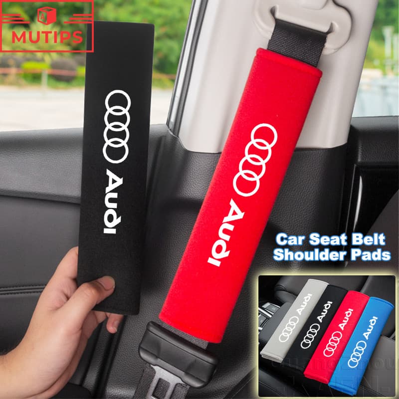 2 PCS Audi Cinto De Segurança Do Carro Almofada De Proteção De Ombro Capa De Para A3 8l A1 Q5 TT mk2 A5 A4 B7 B8 B5 A6 C