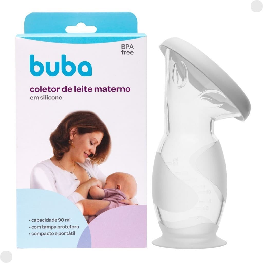 Coletor De Leite Materno Silicone Ventosa 90 Ml 18262 - Buba