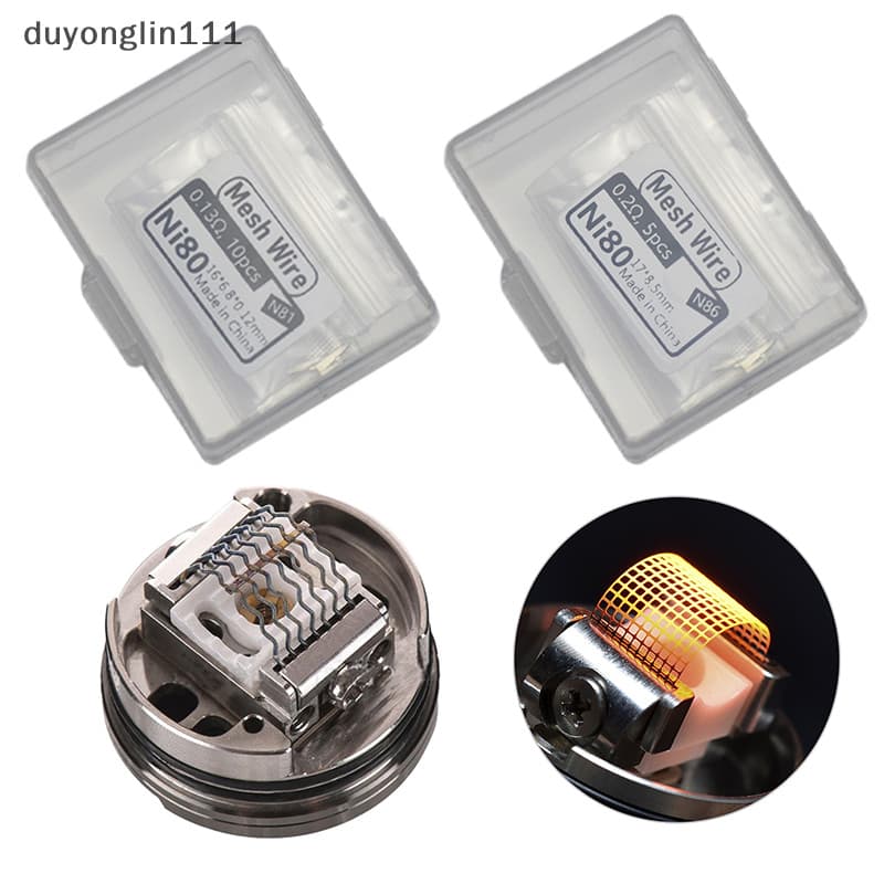 (duyonglin111) 5/10pcs 6 Modelos Bobina Heag Estilo Malha Para Substituição De Acessórios De Pré-Construídos Novo