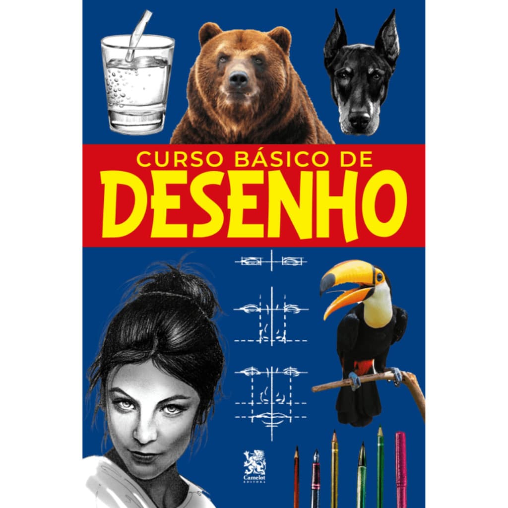 Livro Curso Básico De Desenho - Camelot Editora (novo)