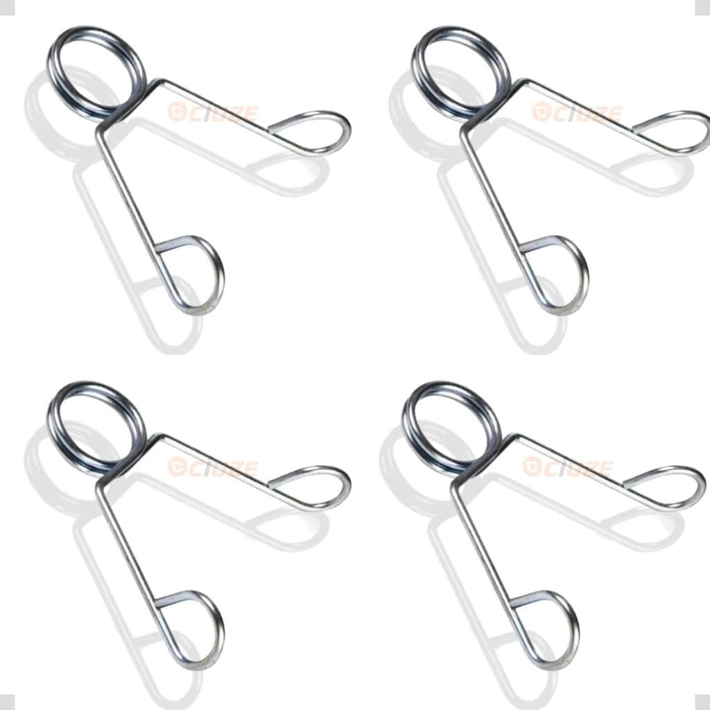 Kit com 4 Presilha 28,5 mm Grampo Barra Musculação Reforçada