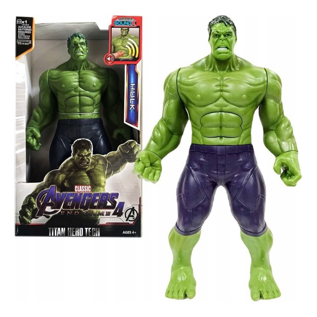 Boneco Hulk Marvel Vingadores Titan Hero Deluxe 30cm