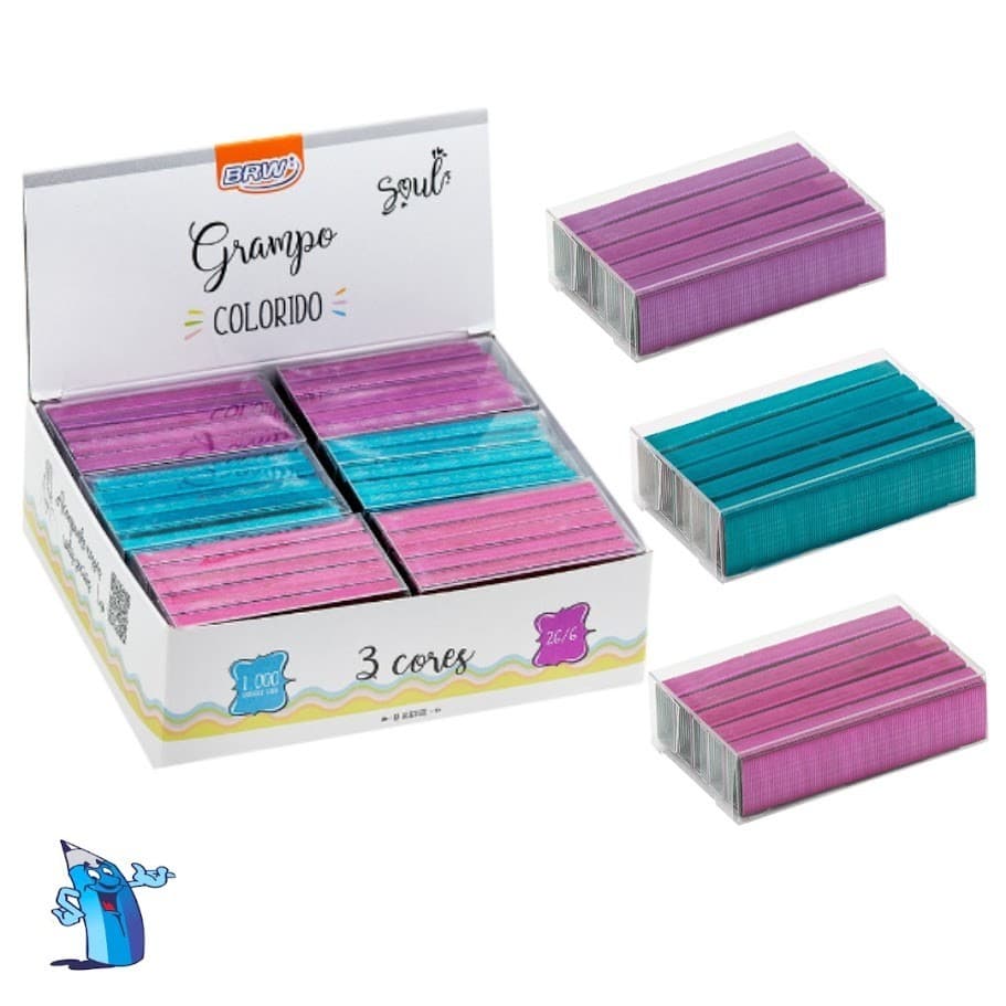 GRAMPO PARA GRAMPEADOR 26/6 BRW 1000 UND