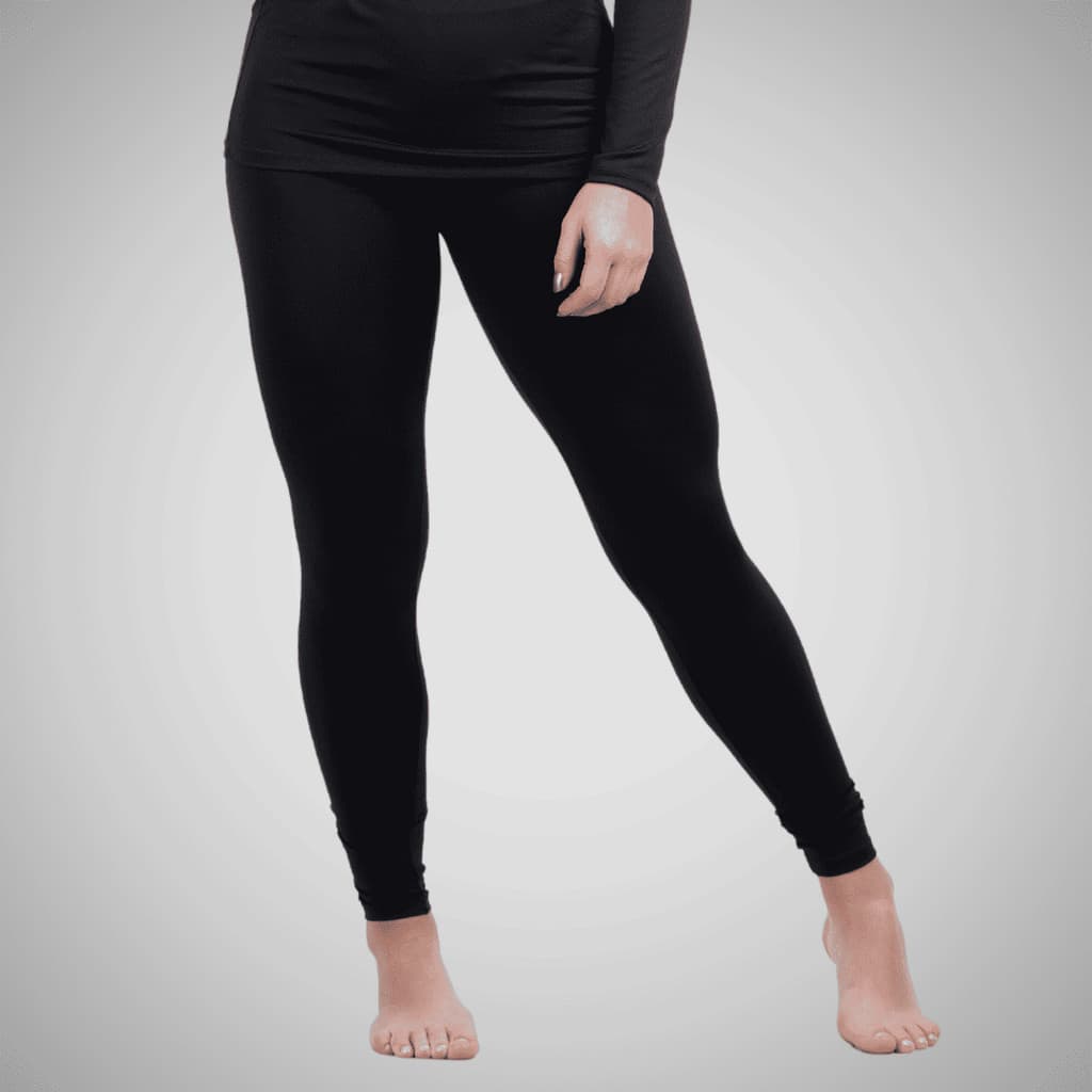 Calça Térmica Proteção UV+ Com Elástico Unissex Moda Fitness Segunda Pele Cintura Alta Frio Calor 335
