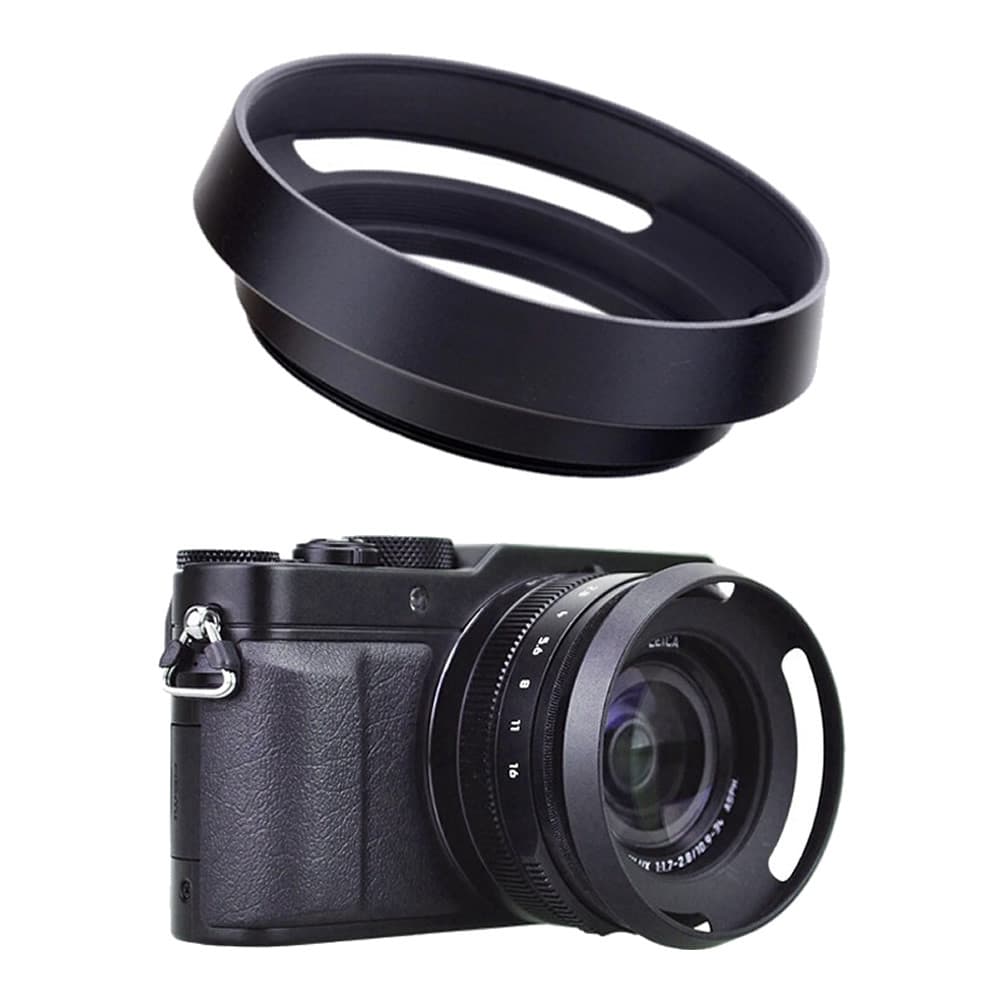 Parasol Circular Lente Câmera Fotográfica Rosquear Rosca Universal Pára-sol Metálico ESCOLHA TAMANHO CERTO LER DESCRIÇÃO