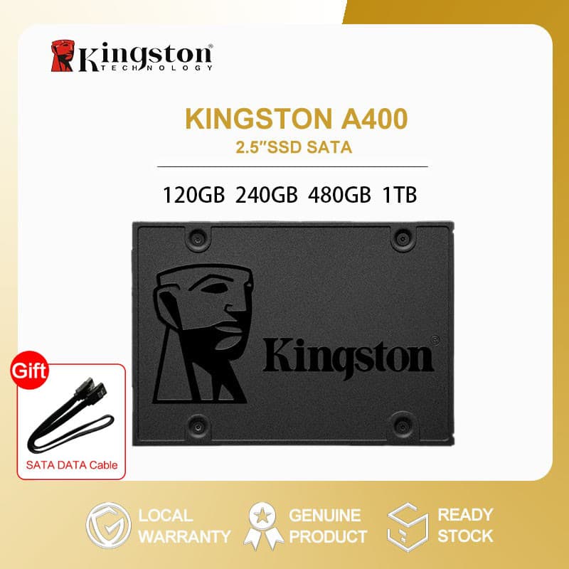 SSD Kingston A400 2.5 " SATA 120GB 240GB 480GB 1TB De Unidade De Estado Sólido