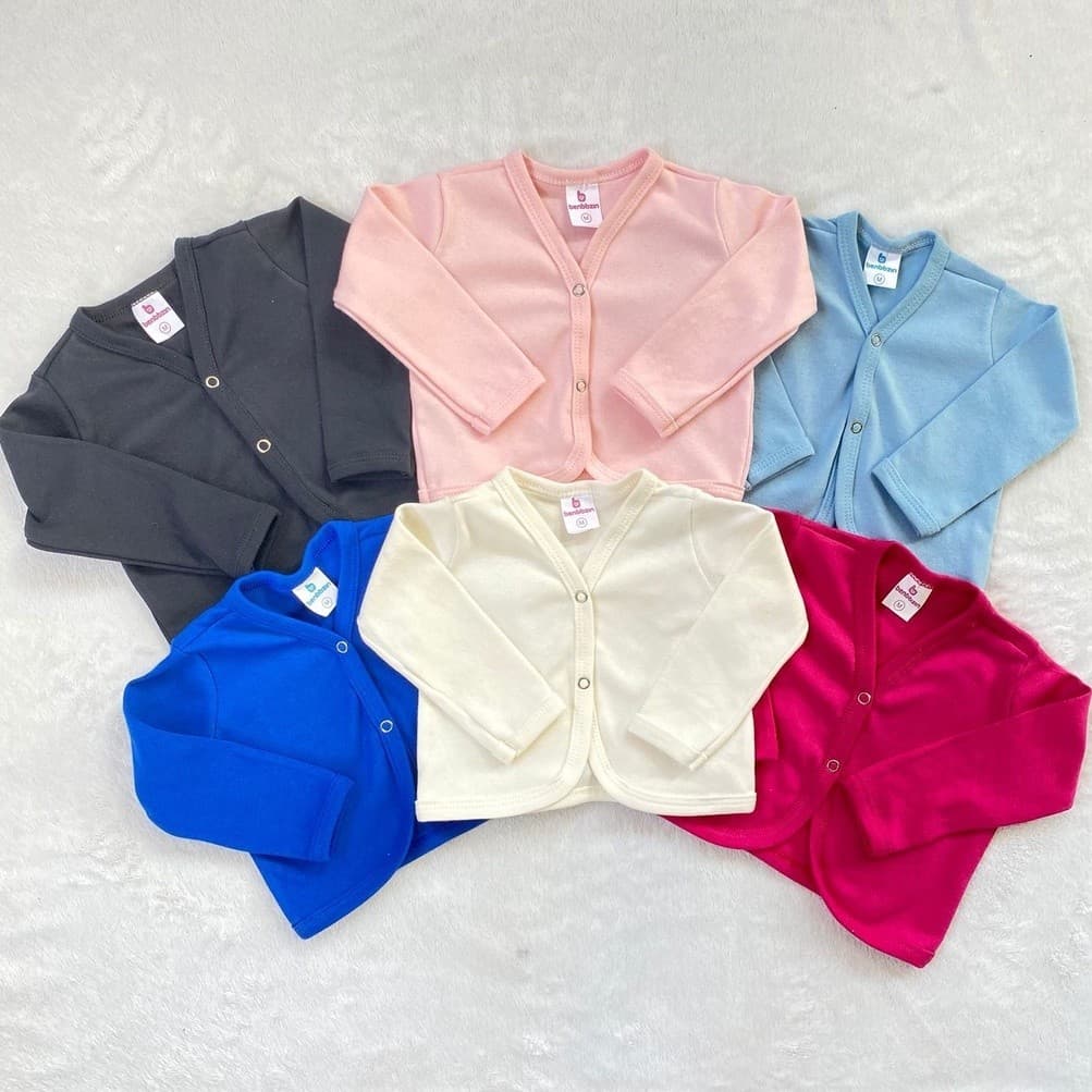 Casaquinhos Para Bebê Inverno em 100% Algodão | Diversas Opções de Cores.