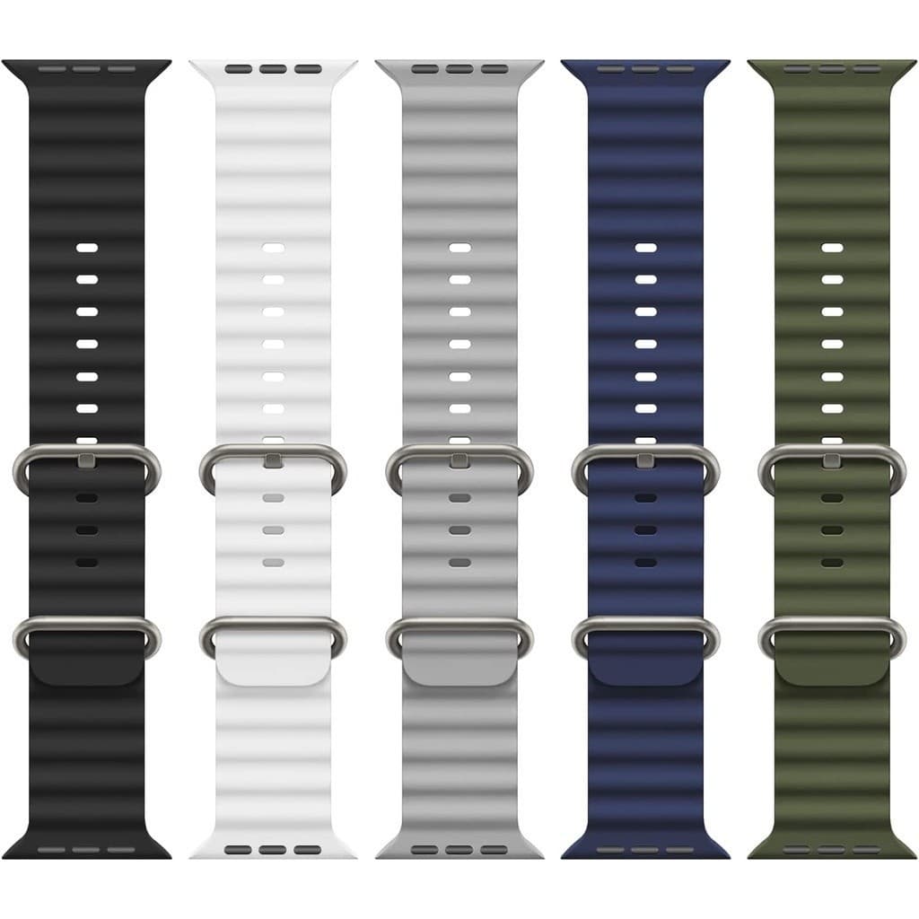 Smartwatch banda smartwatch pulseira de silicone respirável para T900/T500/X8/8 Ultra 38MM/41/42/44/45/49mm