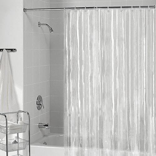 Cortina Box Banheiro PVC Transparente Flexivel Presilhas para instalação medida 2,00x2,80 metros