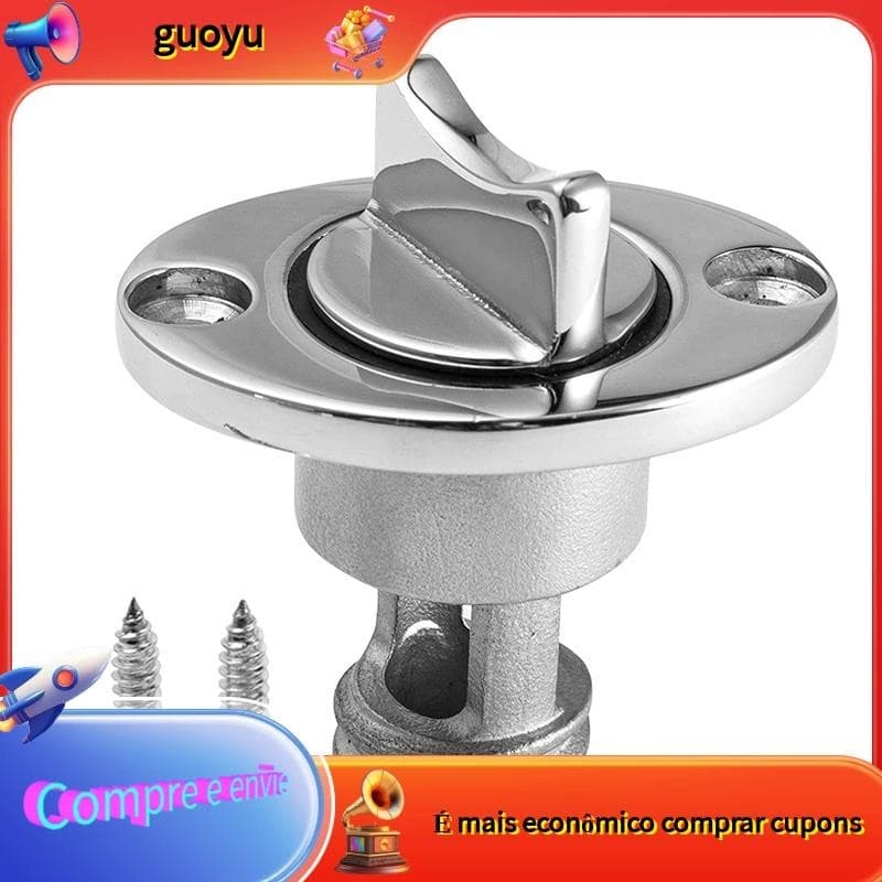 Bujão De Drenagem Oval Garboard Marine 316 De Aço Inoxidável Encaixa Em 1 Polegada Barco Transoms Com Parafusos