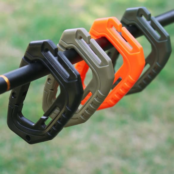 Fivela Chaveiro Mosquetão Giga De Pom Poliacetal Duplo Espaço Para Alças Para Mochila Colete Camping Acampamento