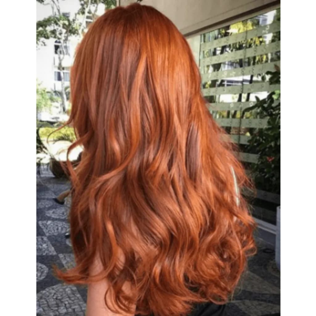 Cabelo Aplique Tic-tac Extensão Alongamento Cor Ruivo - Merlin APENAS