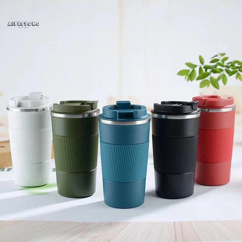 Caneca Copo Térmico com Tampa  Aço Inox Quente E Frio420ml e 500ML—1469NEW