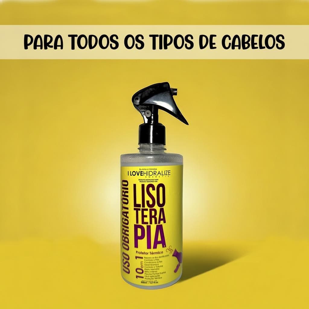 Spray Protetor Termico 10 Em 1 Capilar Lisoterapia 500ml