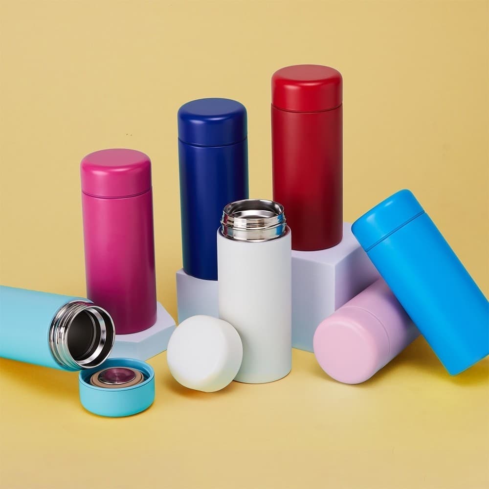 Garrafa Térmica Mini 200ml Infantil Resistente Lançamento Várias Cores