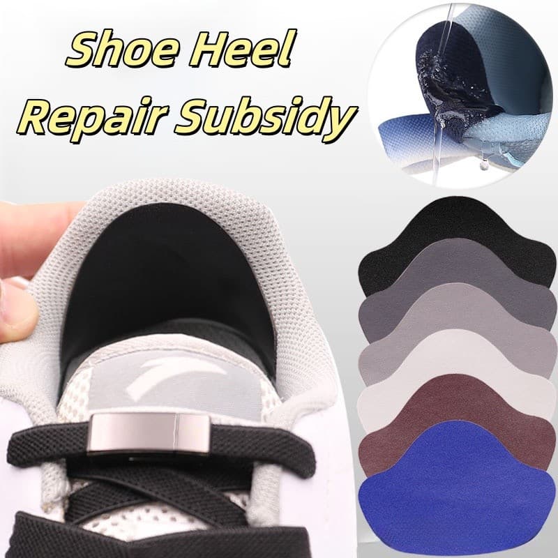 6 Peças Remendo De Reparo Autoadesivo Para Sapatos Calcanhar Desgaste Buraco Esportivos Almofada Traseira