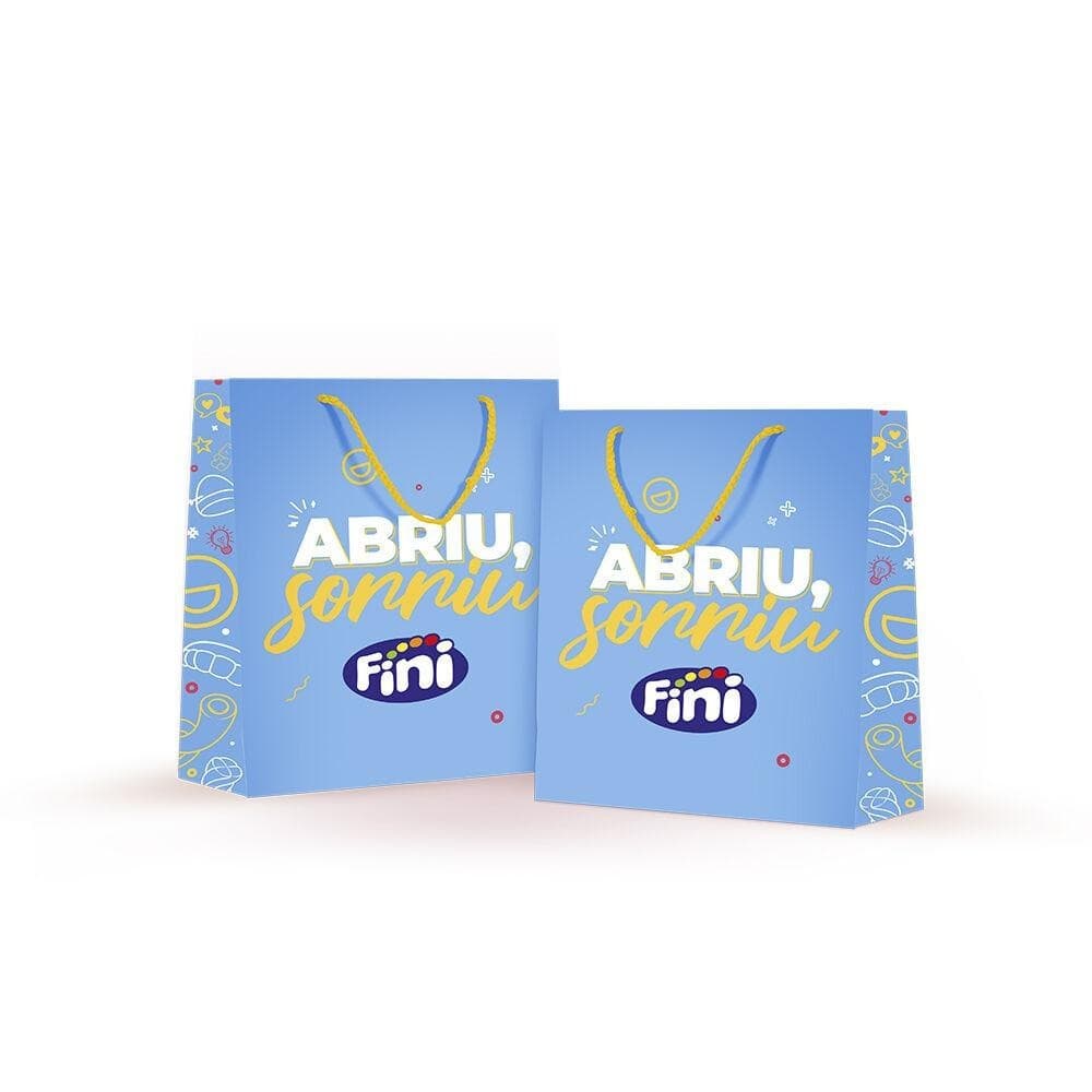 Sacola de papel presenteável Fini