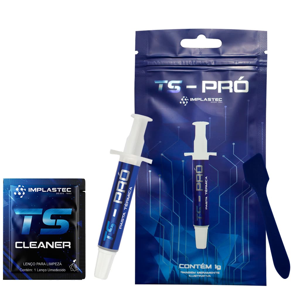 Pasta Térmica TS-PRÓ Para Componentes Eletrônicos e CPUs- Seringa c/ 1g
