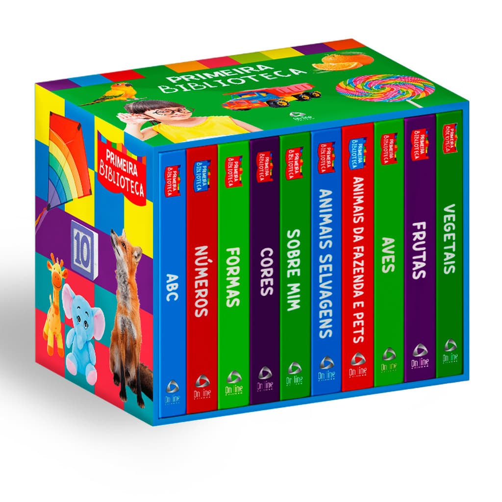 Coleção Primeira Biblioteca Volume 01 - Box com 10 Livrinhos
