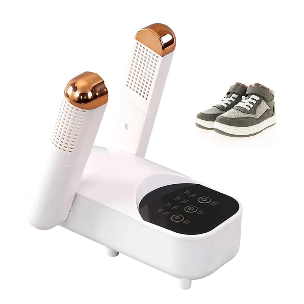 Secador de Tenis Sapato Eletrico Bota Calçado Meia Multitemperatura Temporizador Limpeza Higienico Previne Odor