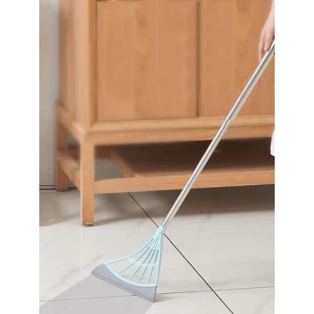 Vassoura Mágica Rodo Tira Pelo Limpa Vidro Seca Bem Silicone 90cm