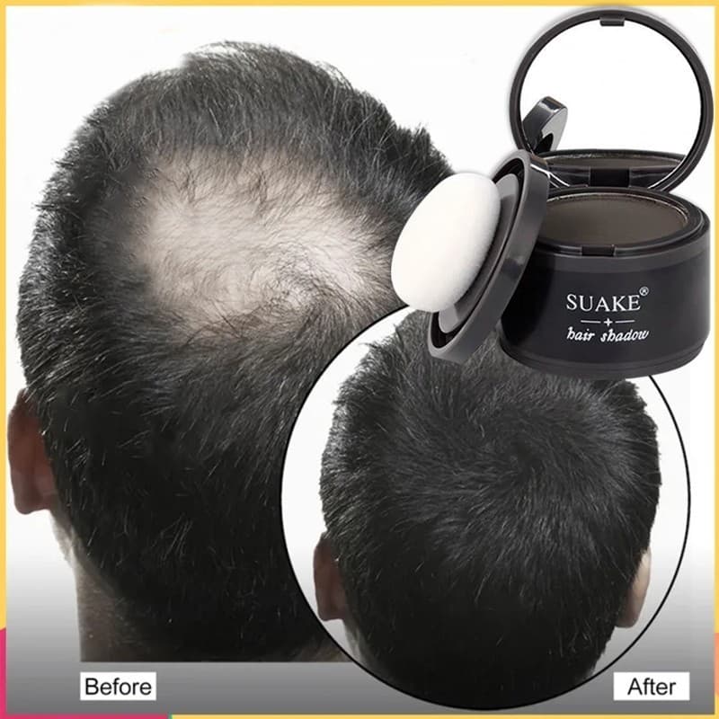 Sombra Em Pó Para A Testa Capa Careca Reparação Do Cabelo Branco Impermeável