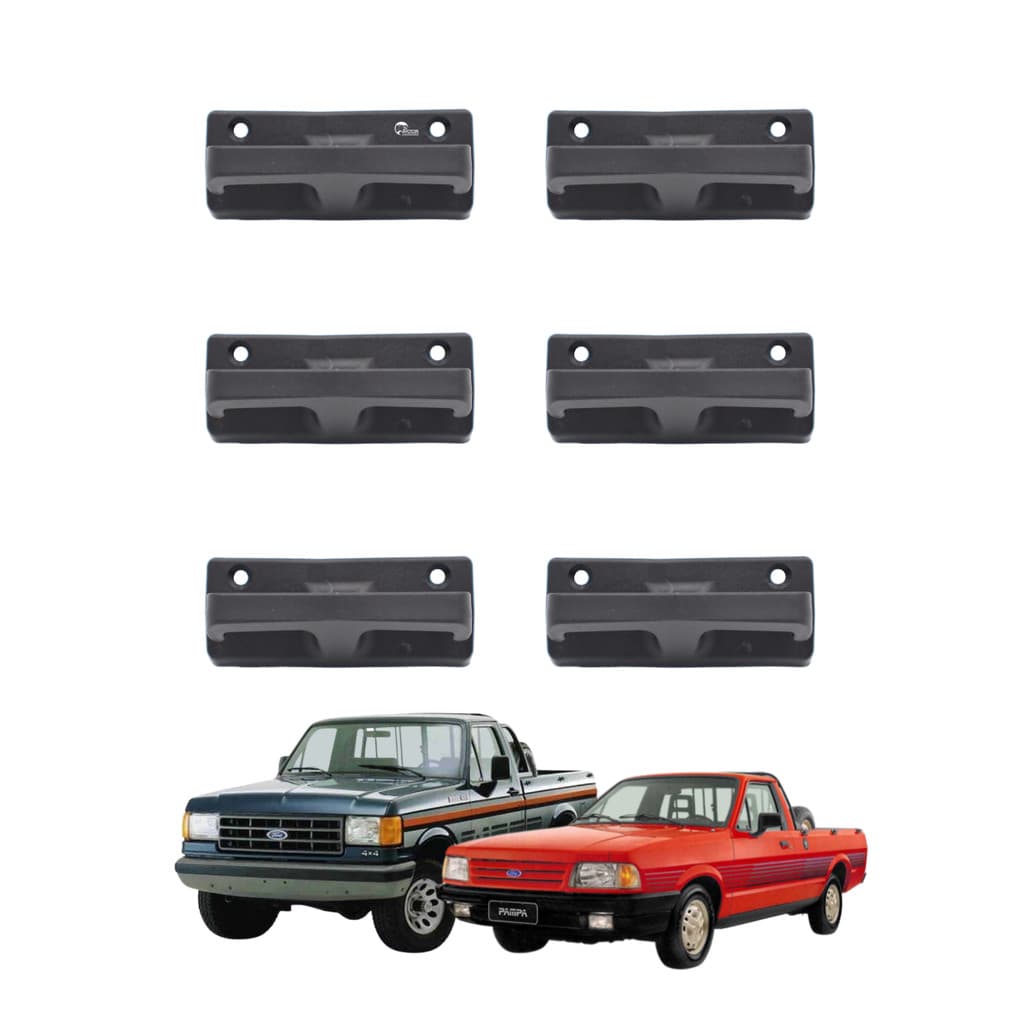 6 unidades Gancho Fixação Lateral Caçamba Pampa/ F1000