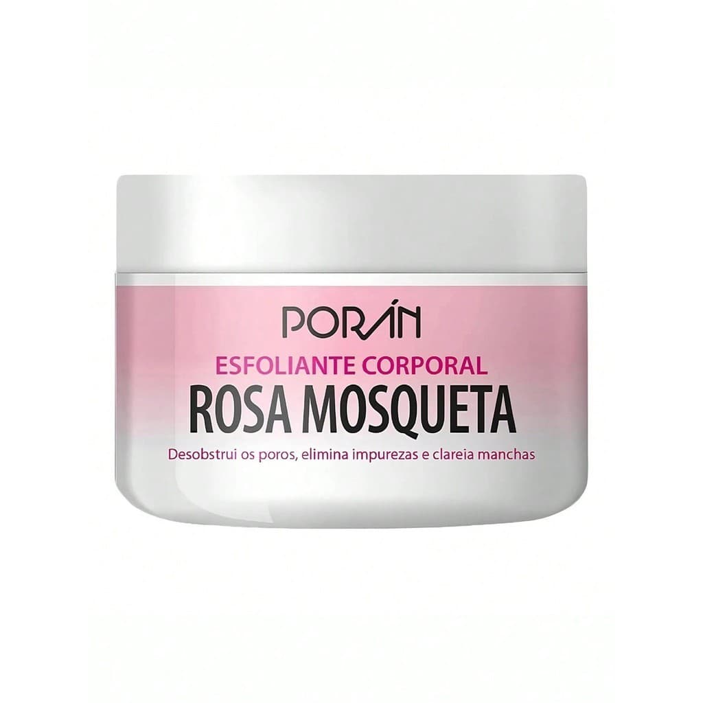 TÁLINDA - Esfoliante Corporal Rosa Mosqueta - Bumbum Lisinho 250g - Porán - Elimina Foliculite