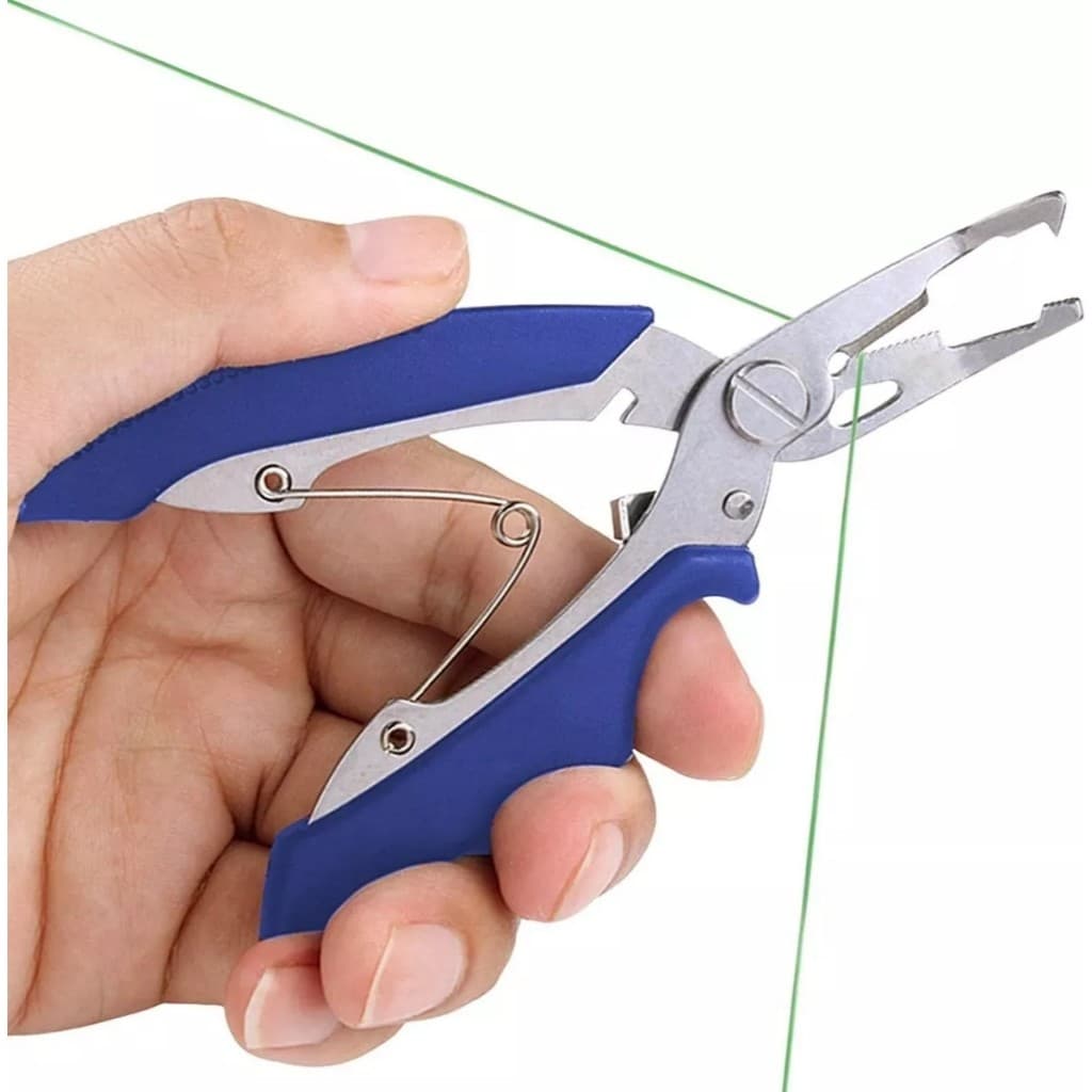 Alicate Cortante Para Pesca Aço Inoxidável Cortar Linha Trocar Garateia