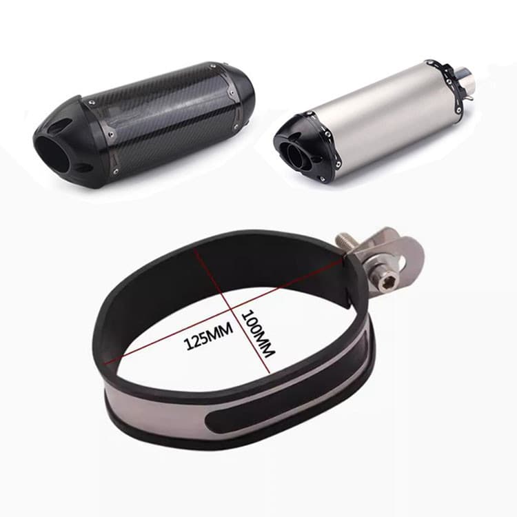 Suporte De Fixação De Aço Inoxidável Para Dois Irmãos , Grampos De Ponta De Escape De Motocicleta , Anéis