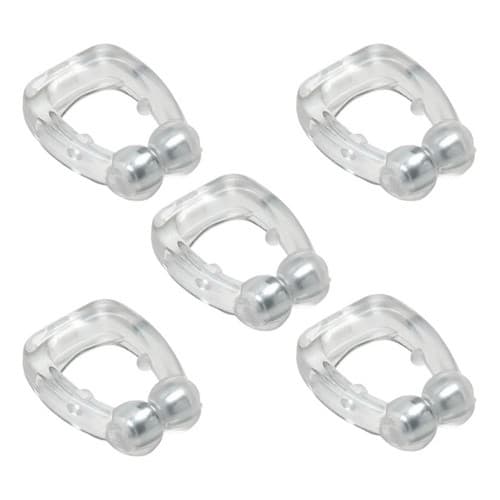 Kit 5 Unidades Aparelho Clipe Dilatador Nasal Anti Ronco Magnético Apnéia Durma Bem Linha Premium