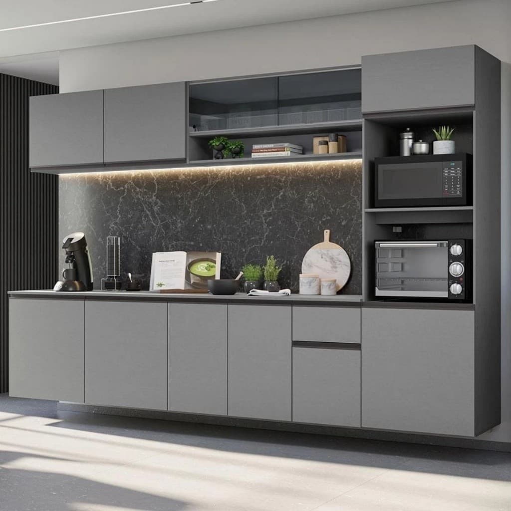 10 Metros Papel Adesivo Cinza Liso para Decoração, Envelopamento, Parede, Sala de Star