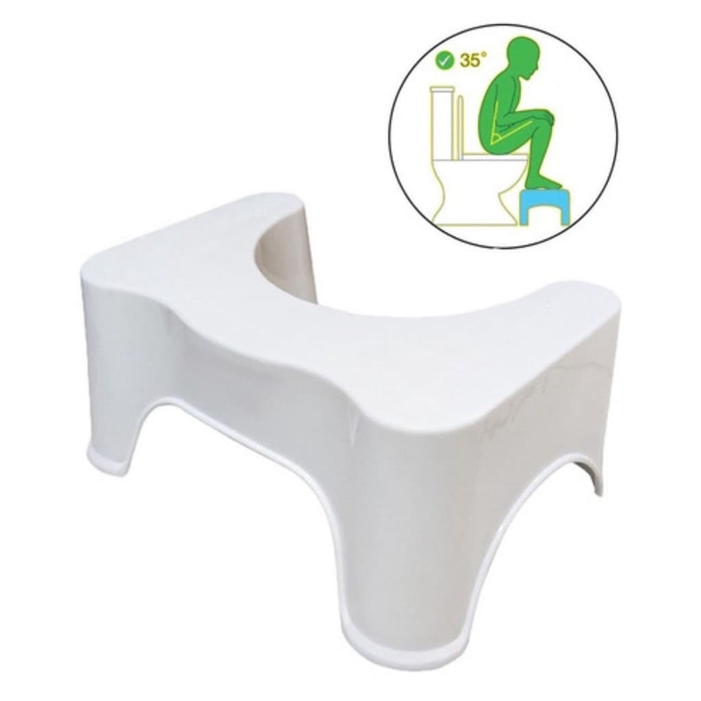 Banquinho De Cócoras Apoio De Pé P/ Fazer Coco Vaso Sanitário